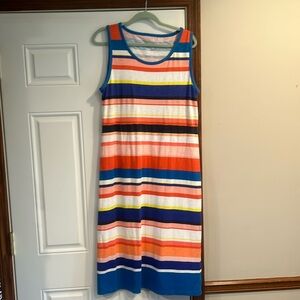 Sleeveless knit summer dress